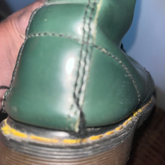 DR MARTENS BOOTS. Sz 9. Green - Picture 5 of 6